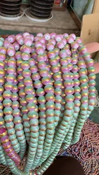 240pcs 10mm  Glass Beads Imitating Ceramics for DIY Bracelet Bangle Making 20 Sorts of Colors Could To Choose