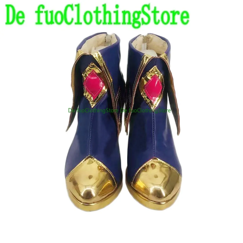 

Defuo Halloween Miss Fortune Cosplay Shoes Boots Anime Game Role-playing Shoes And Boots Halloween Party
