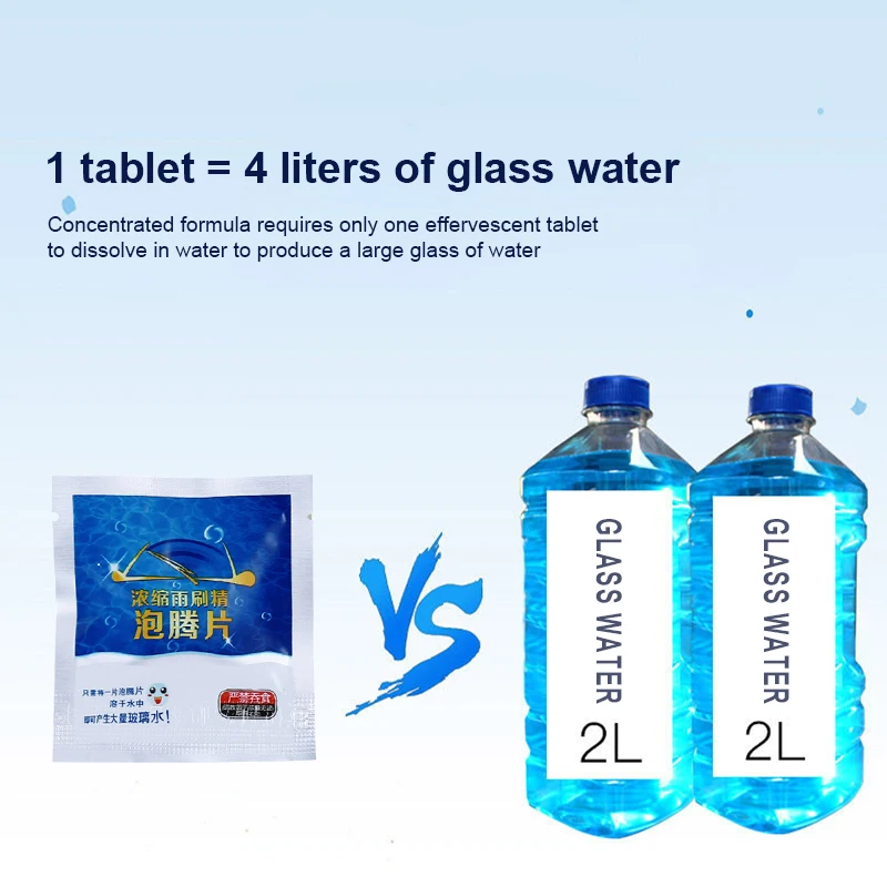 SEAMETAL 20-100 قطعة منظف الصلبة منظف الزجاج الأمامي للسيارة قرص فوار ممسحة السيارات الزجاج الصلبة تنظيف أقراص مركزة