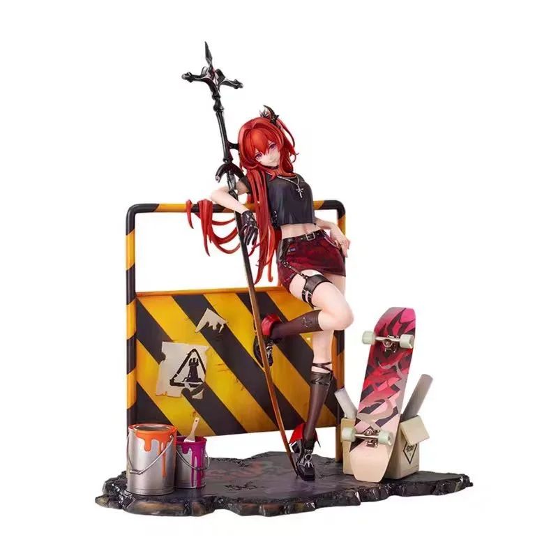 Genuíno gsc gsas arknights surtr liberdade // valido 29cm pvc figura de ação anime modelo brinquedos figura coleção boneca presente