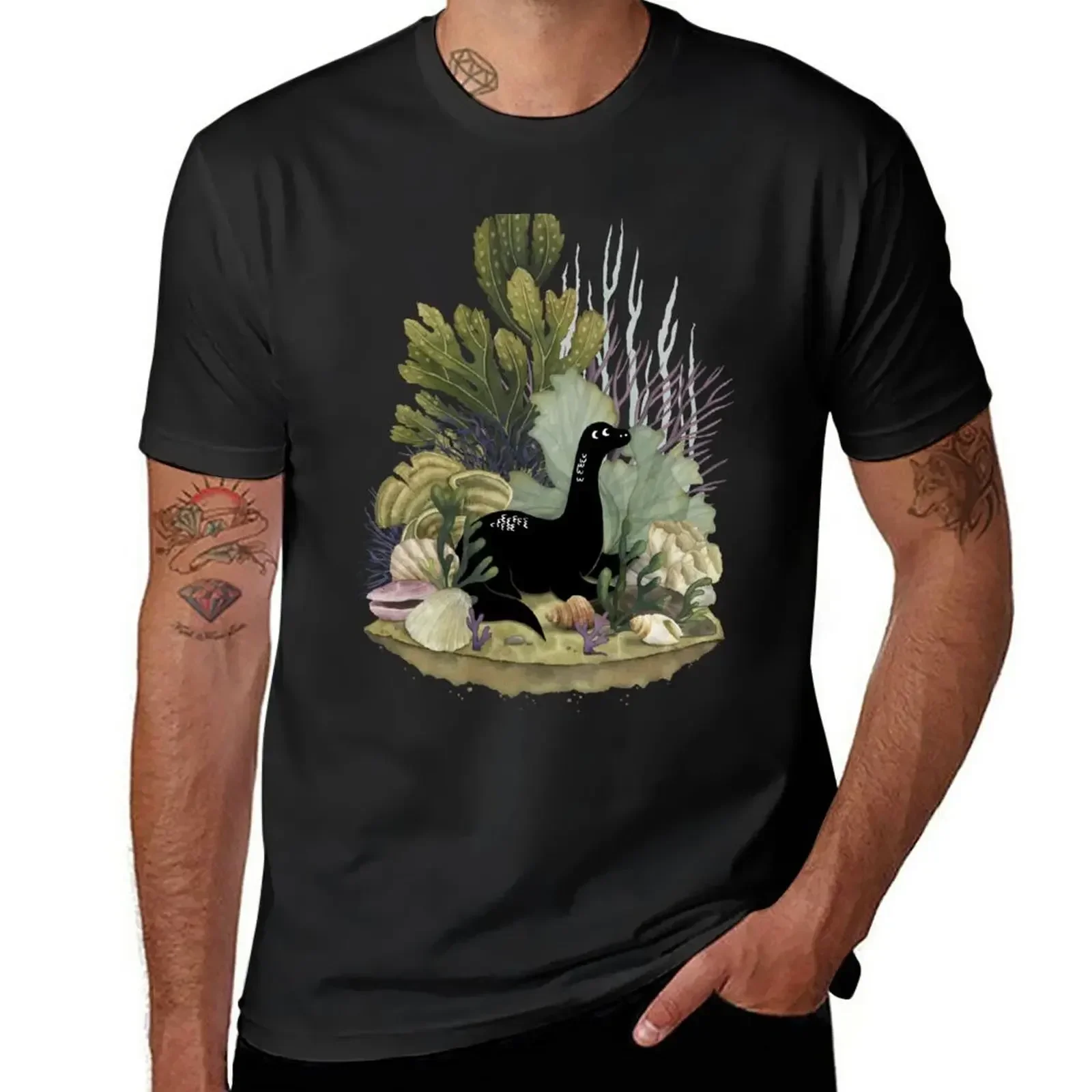 

Tiny Nessie T-Shirt vintage clothes kawaii clothes mens designer t shirt