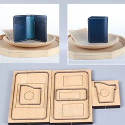 105x80x10mm 2-folded cardholder wallet  wood cutting dies knife mold cutter
