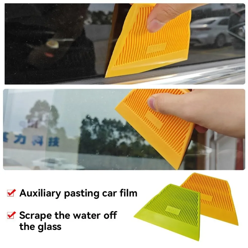 1pc Trapezoidal Squeegee Car Vinyl Film Wrapping Tool Scraper Window Tinting Wallpaper Installing Medium Soft and Hard