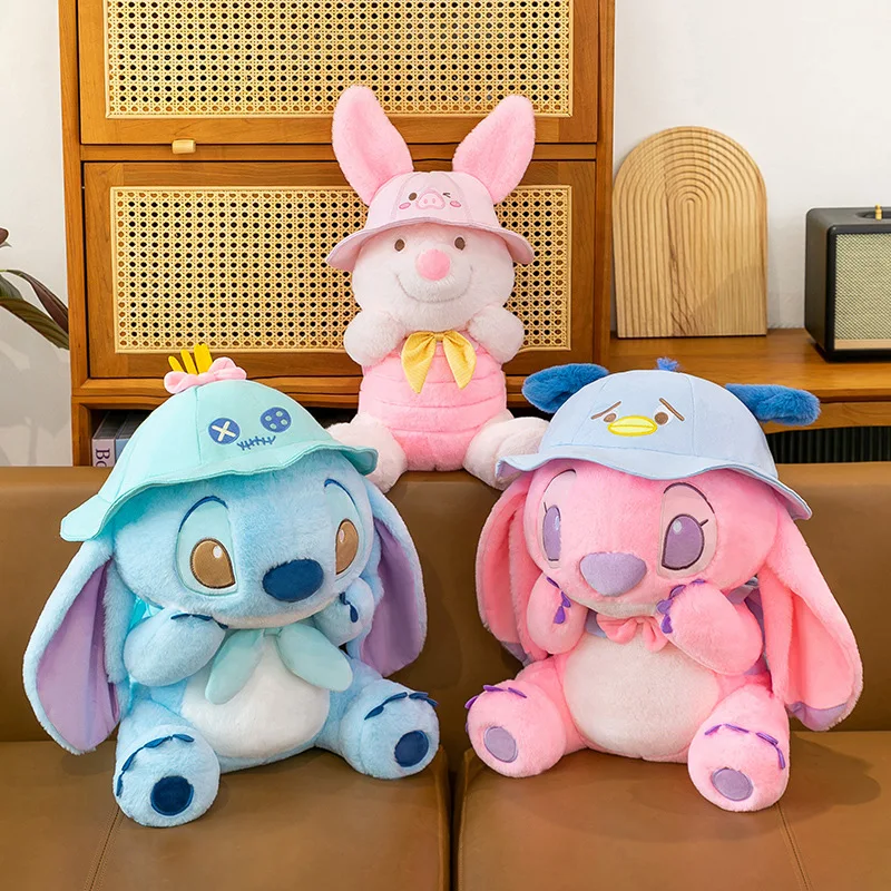 

аниме Лило и Стич Стич Ангел Плюшевая кукла 30 см кавайный Девочки Мягкая мебель для гостиной подушка подушка аксессуары подарки на праздники