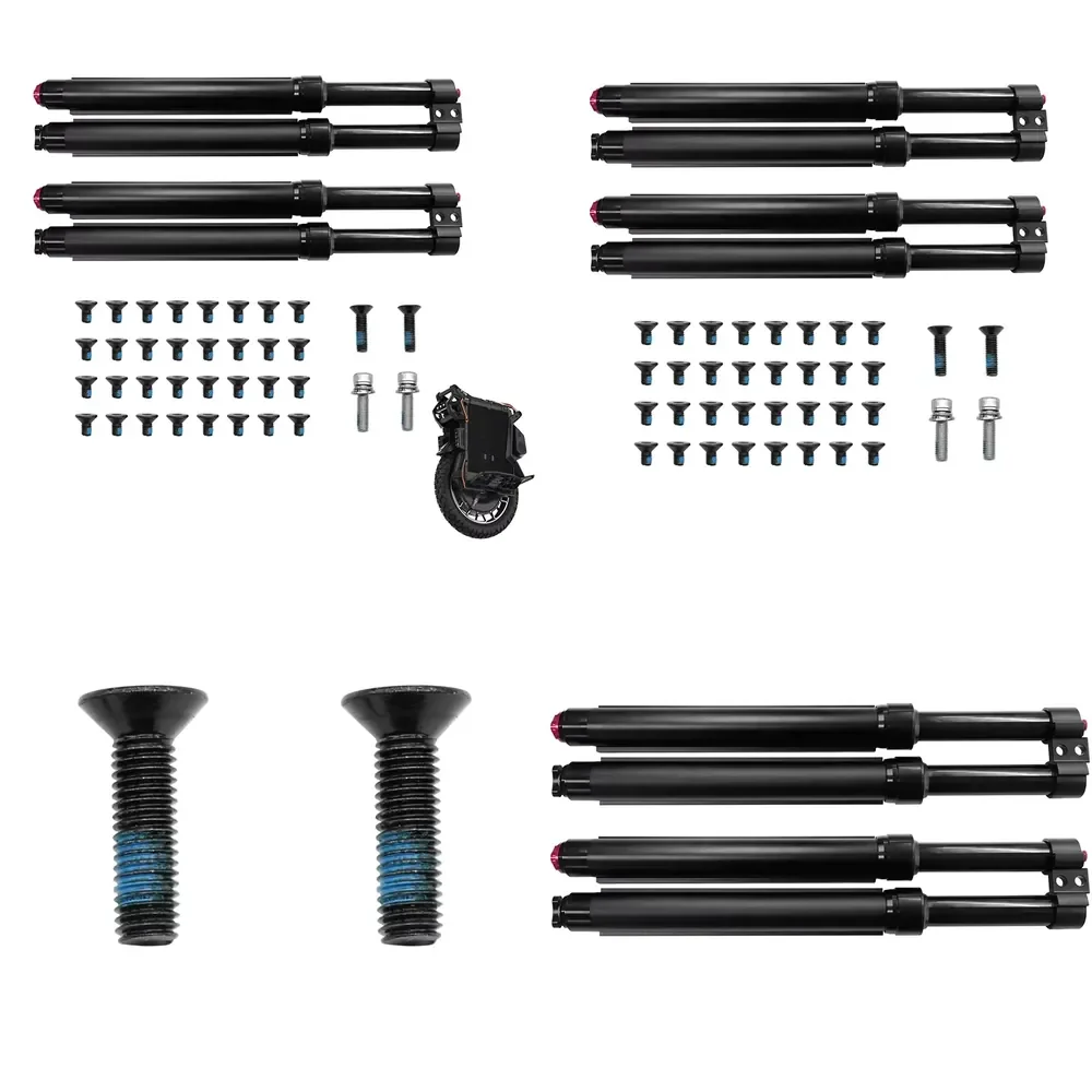 

F18 EUC Parts Accessories Shock Absorber Suit 2PCS Screw 36PCS Electric Unicycle Suspension Kit