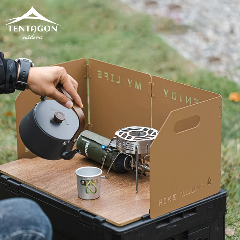 

Ветровое стекло для походной печи, 3/4 пластины, складная высокая горелка для приготовления пищи на открытом воздухе, ветрозащитный экран, ветрозащитный экран из алюминиевого сплава