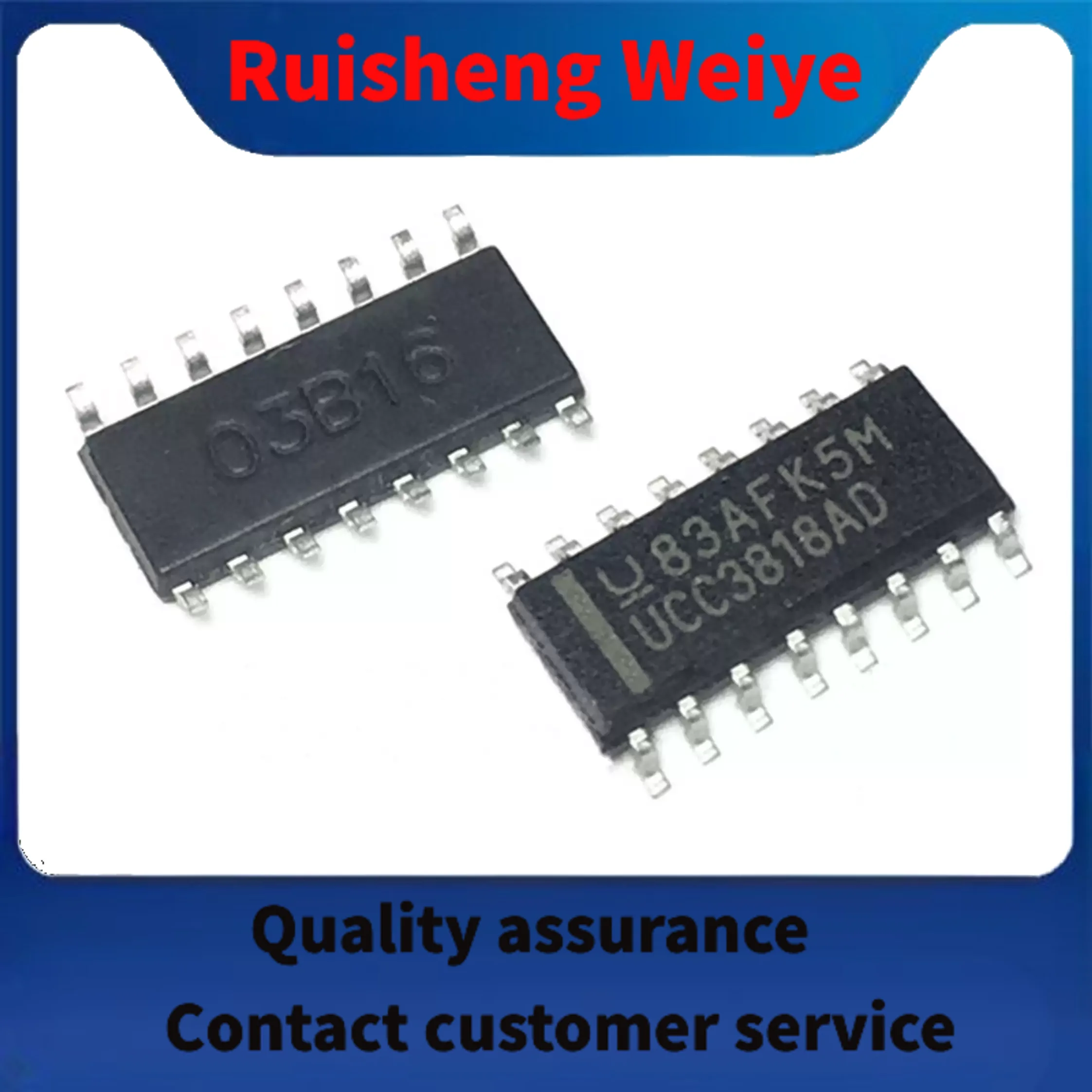

UCC3818ADR package SOP-16 AC-DC controller voltage regulator chip IC patch