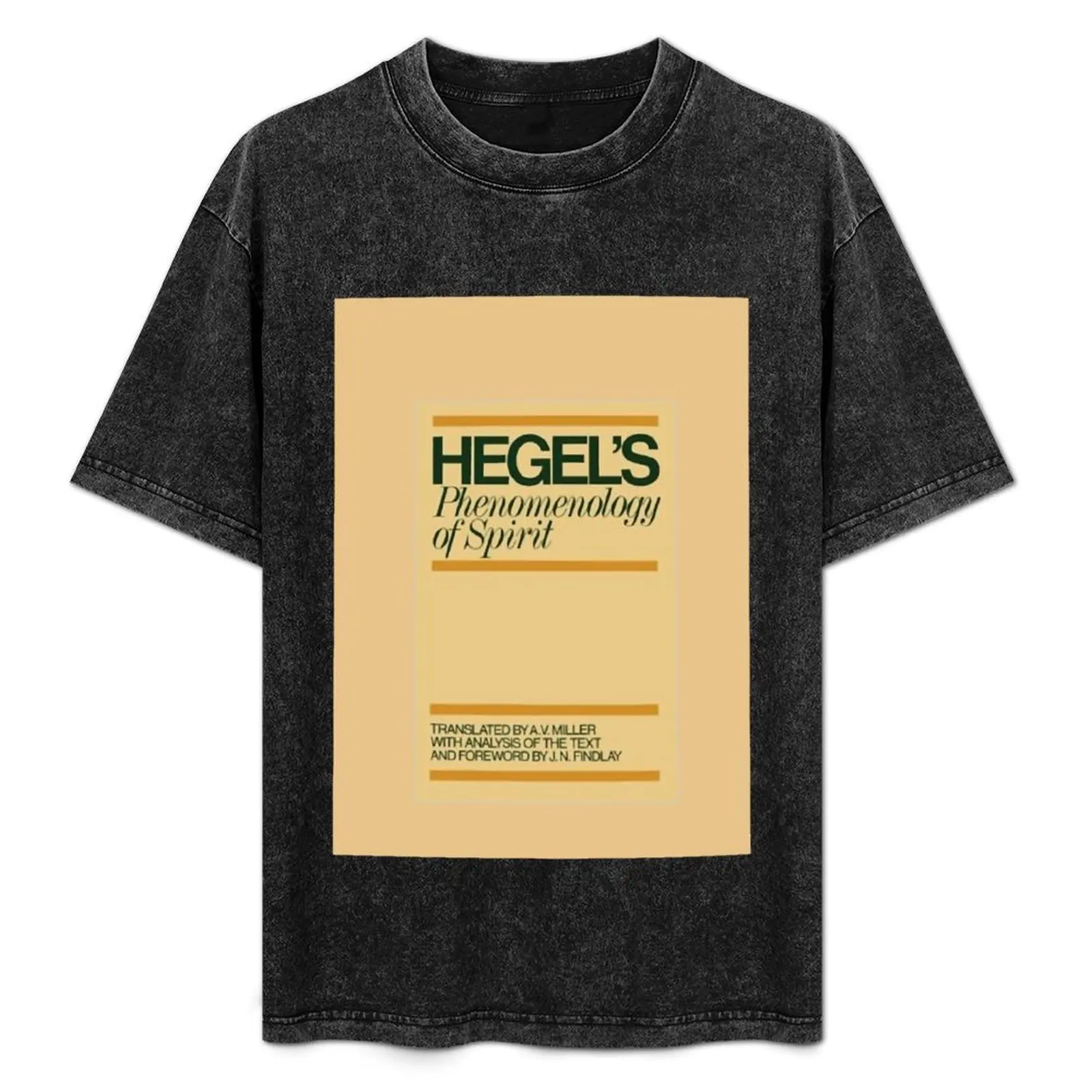 Camiseta gráfica Hegel-Phenomenology of Spirit, top de algodón de manga corta