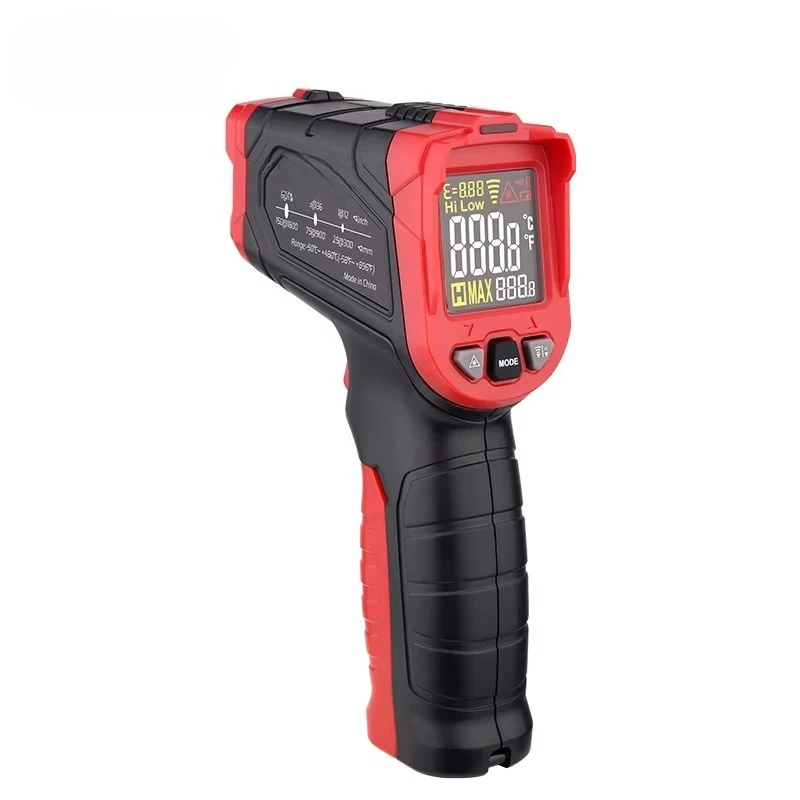 TA601A -50-480 Infrared Thermometer Gun LCD Display USB Interface Plastic Material IP43 Rated OEM/ODM Customization Data