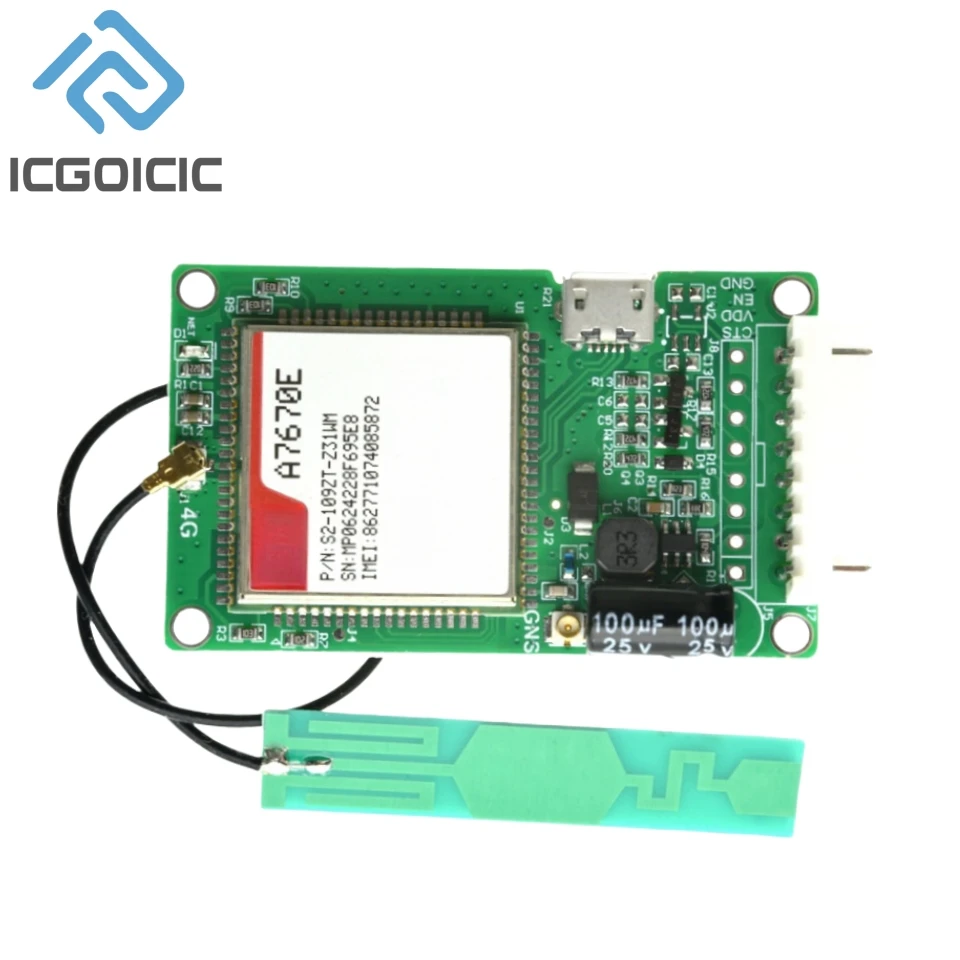 A7670E SIMCOM 4G completo Cat 1 con GPS GSM Cat1 a basso costo