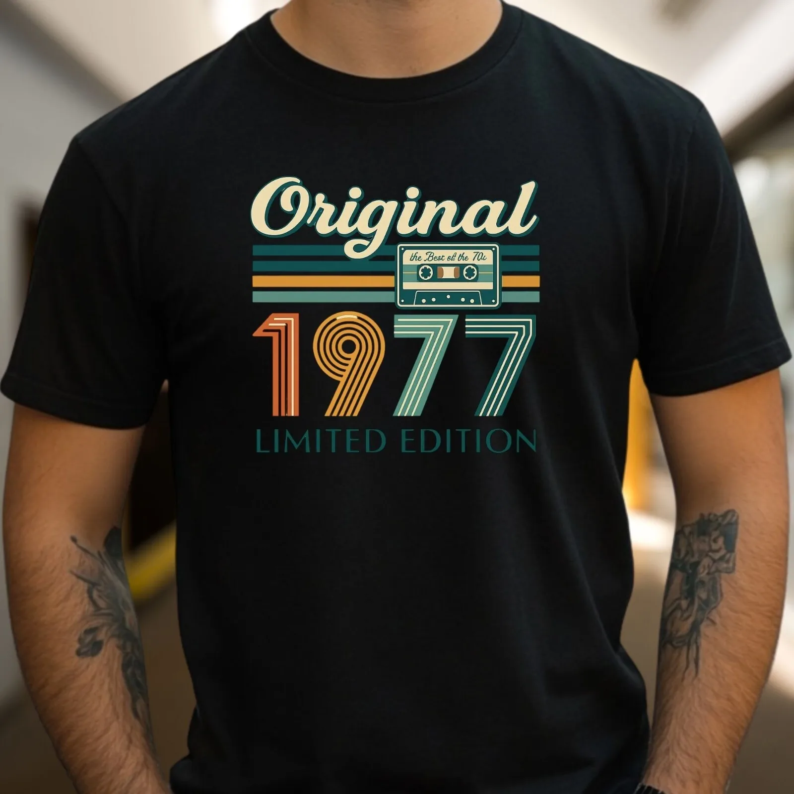 Herren-T-Shirt zum Geburtstag mit originellem Motiv aus Baumwolle, Größe XS bis 5XL