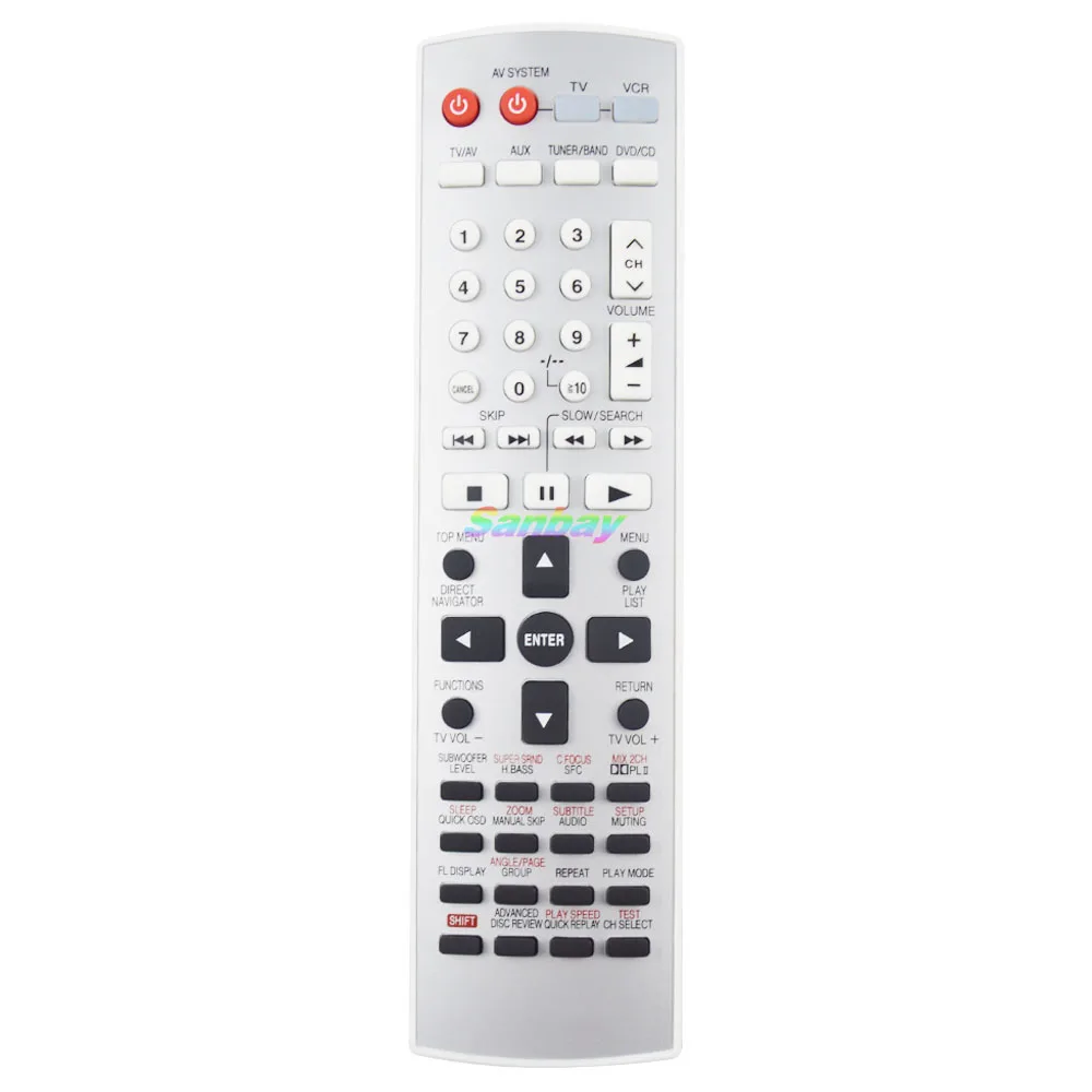 

Remote Control for Panasonic DVD Home Theater SB-FS520 SB-PC520 SB-WA520 SA-HT530EB SAHT530EB SA-HT870 SA-HT870E SA-HT870EB