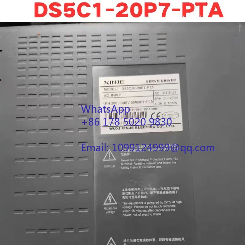 Б/у сервопривод DS5C1-20P7-PTA Нормальная функция протестирована нормально