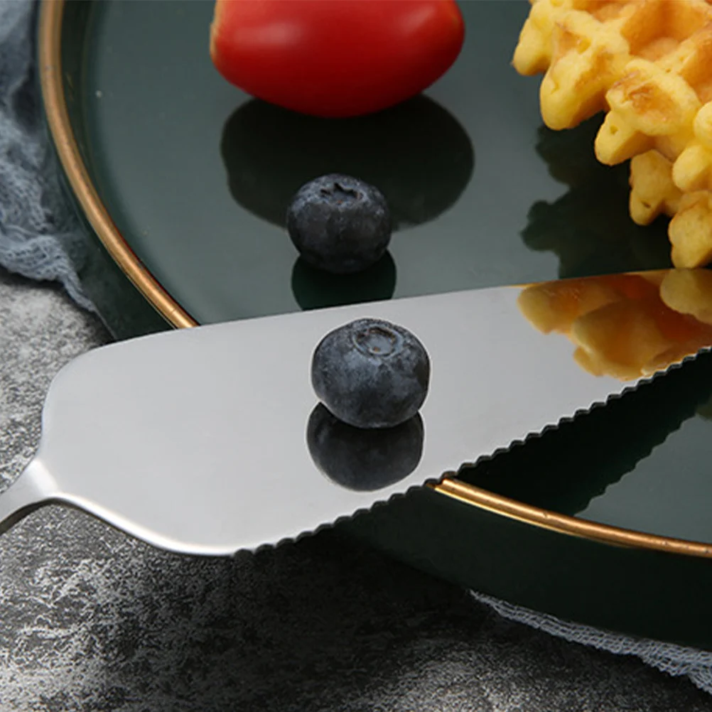 

5 шт. лопатка для торта из нержавеющей стали, зубчатая лопатка для пиццы, резак для торта, многофункциональный кухонный инструмент для выпечки