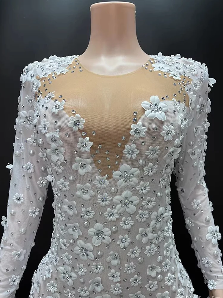 High quality hot stamping decal sexy elastic mesh dress 2025 new fashion custom women's clothing