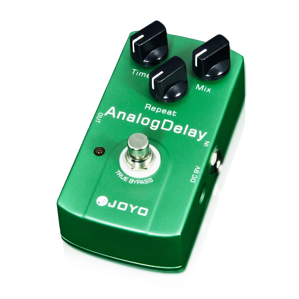 

Цифровая педаль дилэй JOYO JF-33 ANALOG DELAY с мягким и нежным эффектом задержки, гитарная педаль с регуляторами TIME/REPEAT/MIX