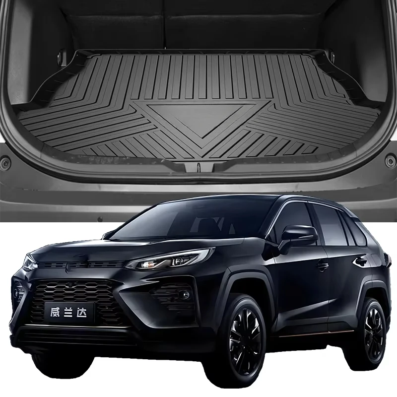 Upgrade TPE Car Rear Trunk Mats Storage Pads Cargo Tray Dustproof Waterproof Protecion Cushion For Toyota Wildlander 2020-2024