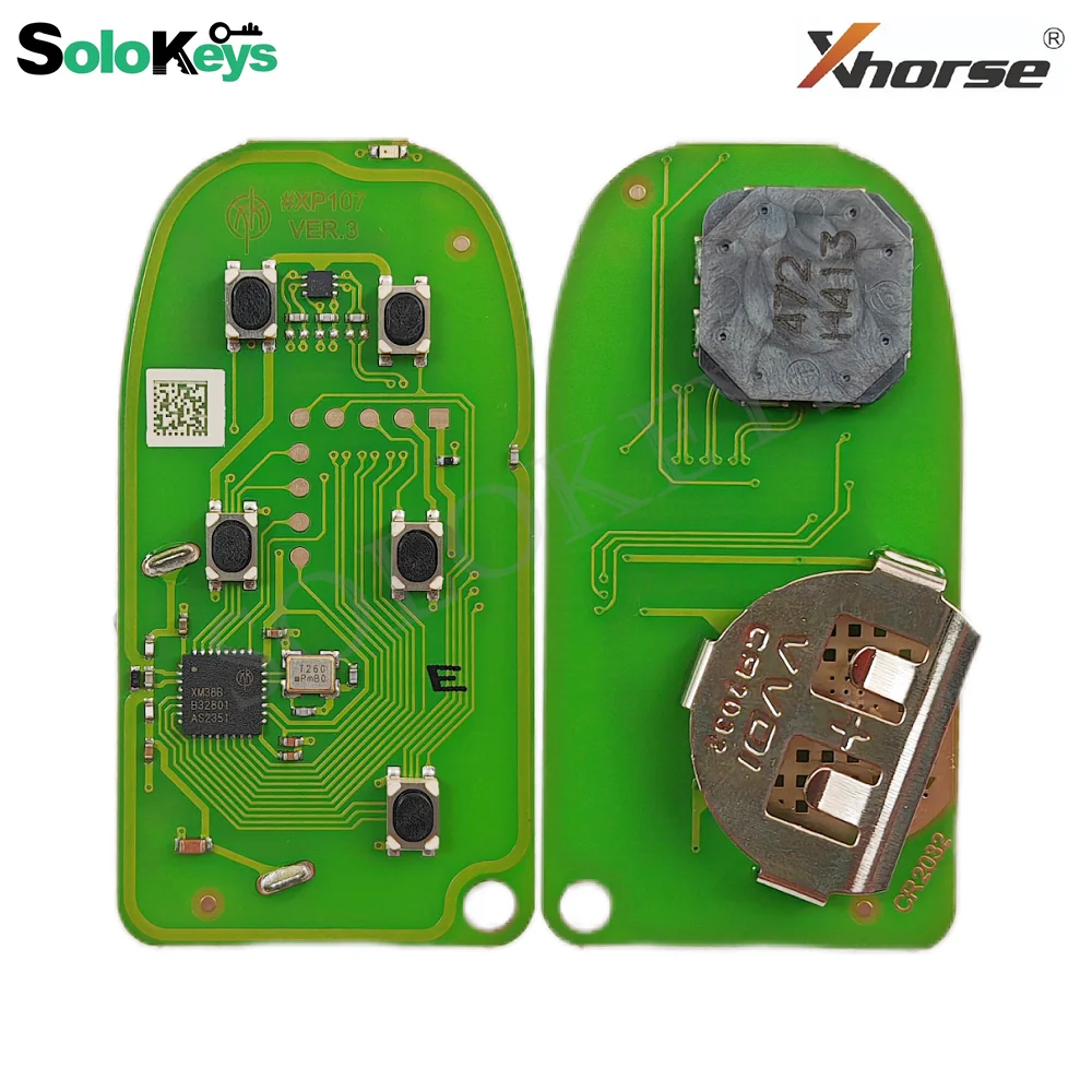 SOLOKEYS-llave inteligente XSJP01EN serie Xhorse XM38 para Jeep Style, funciona a distancia con VVDI2 Plus, MINI herramienta de llave VDI, programador Max Pro