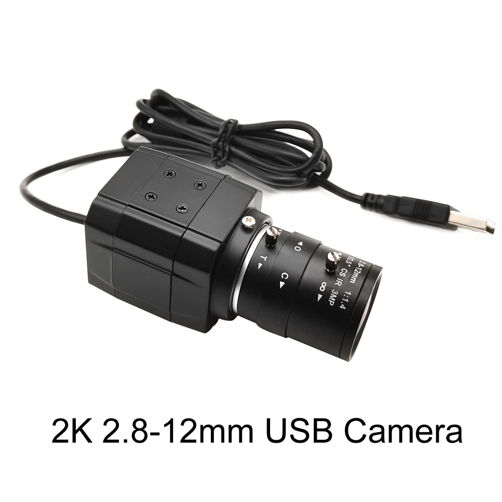 HD CS 5-50mm Varifokalobjektiv Industrie 30fps 4K 8MP CCD IMX415 USB Webcam 2K 4MP F5253 PC Video USB Kamera UVC OTG Live-Unterricht