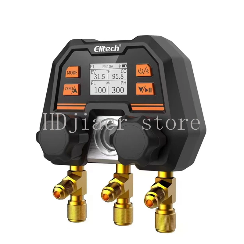 

Bluetooth wireless APP digital dual meter valve electronic digital display pressure gauge refrigerant fluorine gauge DMG4B