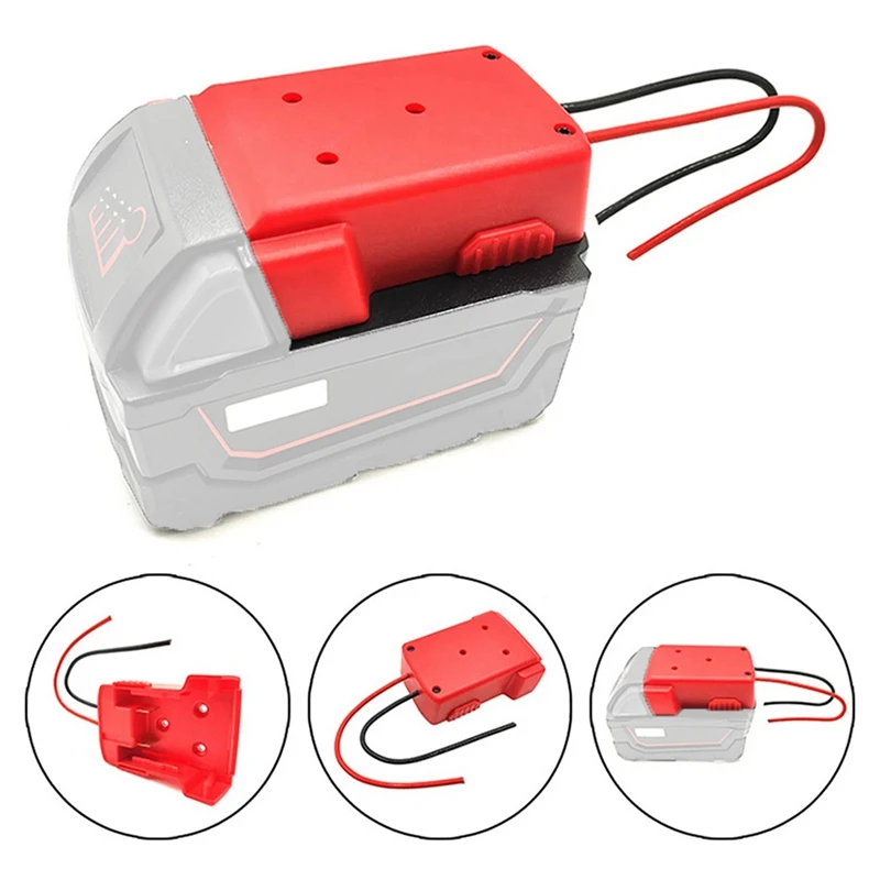 2025 nueva modificación convertidor adaptador de batería para Milwaukee 18V Li-batería DIY herramienta eléctrica convertidor de batería M18