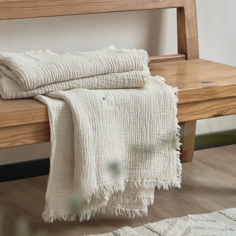 

Sofa Cotton Blanket Sofa Cover Blanket With Tassel Couch Leisure Blanket For Home Bedroom Living Room Office Sofa Blanket Decor