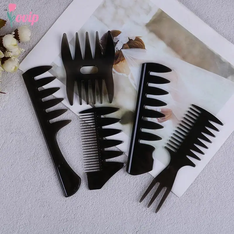 Oil Hair Comb Wide Teeth Hair Comb Classic Oil Slick Styling Hair Brush For Men