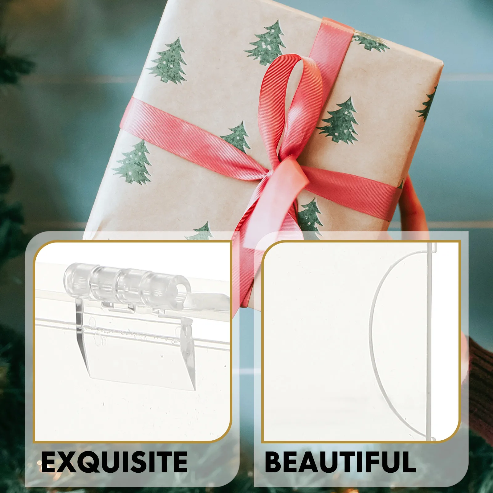 

Acrylic Product Label Holder Clear Price Tag Display Board Retail Sign St Lightweight Portable Storage Card ganizer
