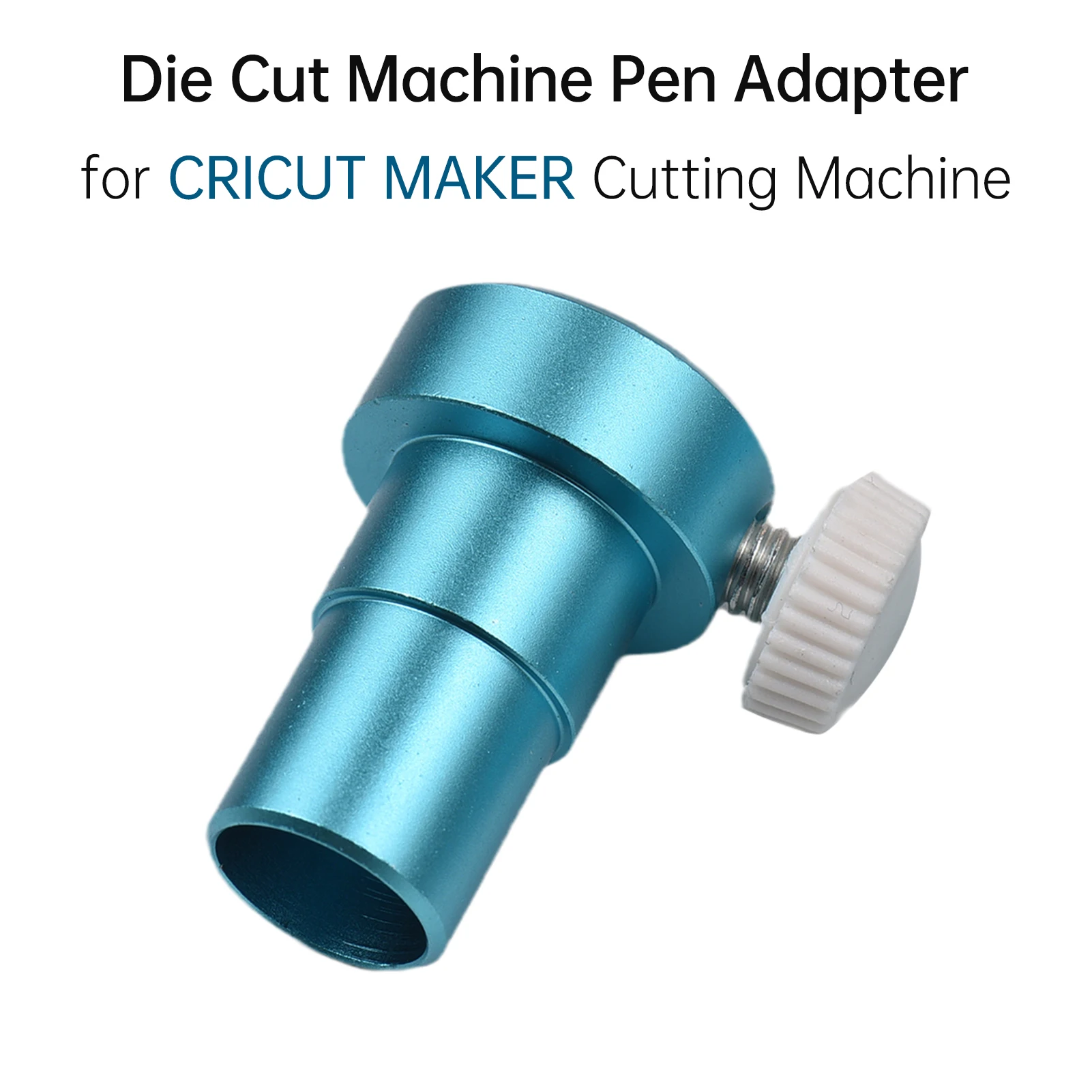 Die Cut Machine Pen Adapter with 3pcs Cutting Mat 6.5x4.5in for CRICUT JOY Cutting Machine Alloy Pen Holder for 8mm Diameter