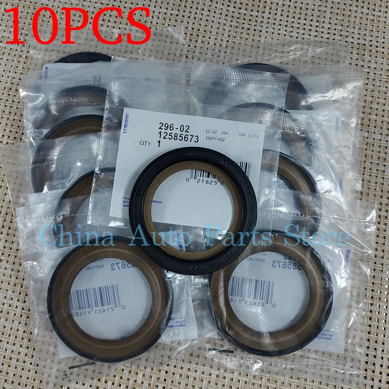 10PCS Crankshaft Crank Seal For Chevrolet Camaro Trailblazer Hummer H2 H3 Cadillac Escalade Pontiac 12585673