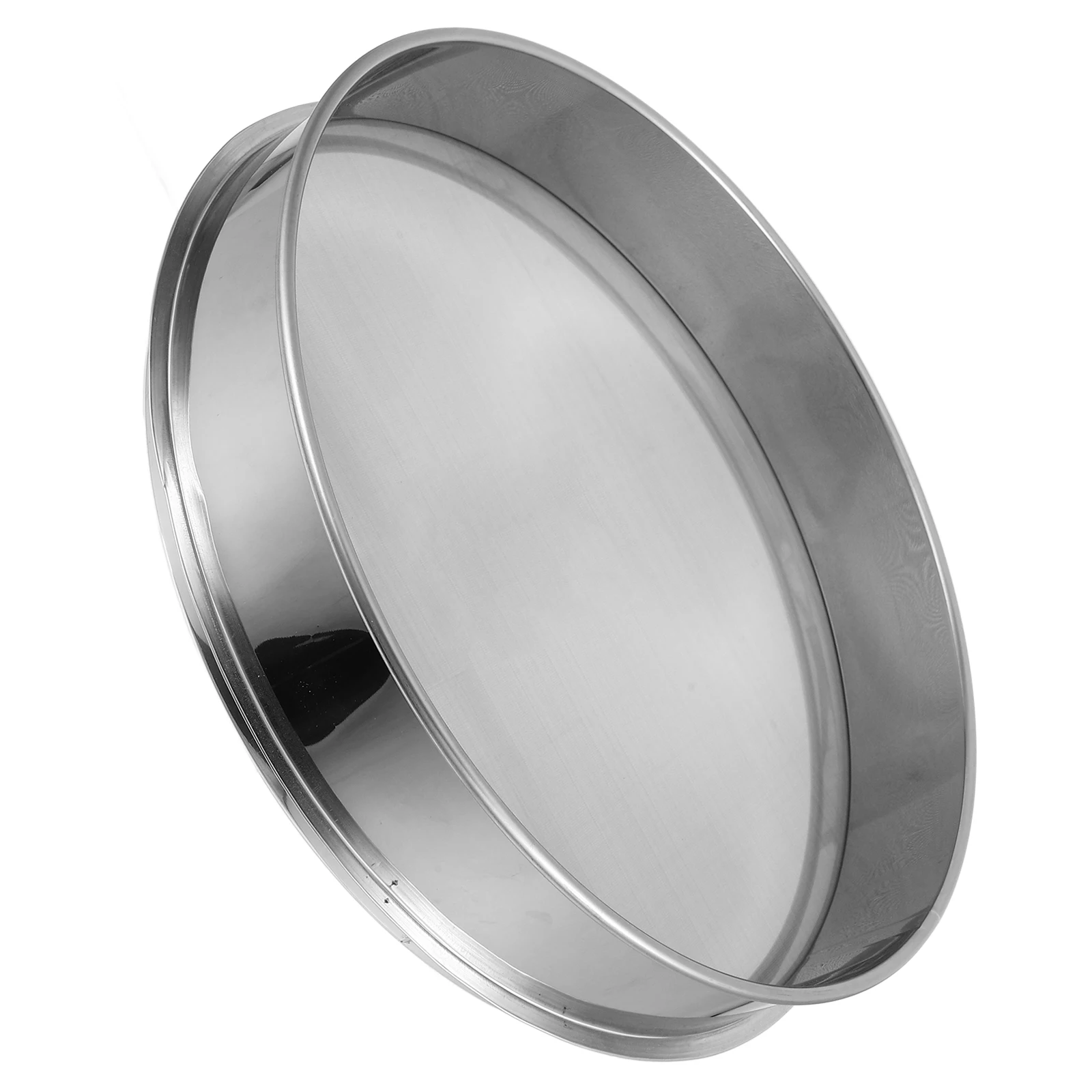 

Stainless Steel Sifter 30cm Herbal Extractor Silver Pollen Herbal Extractor Stackable Baker Pan Kitchen Bar Tool