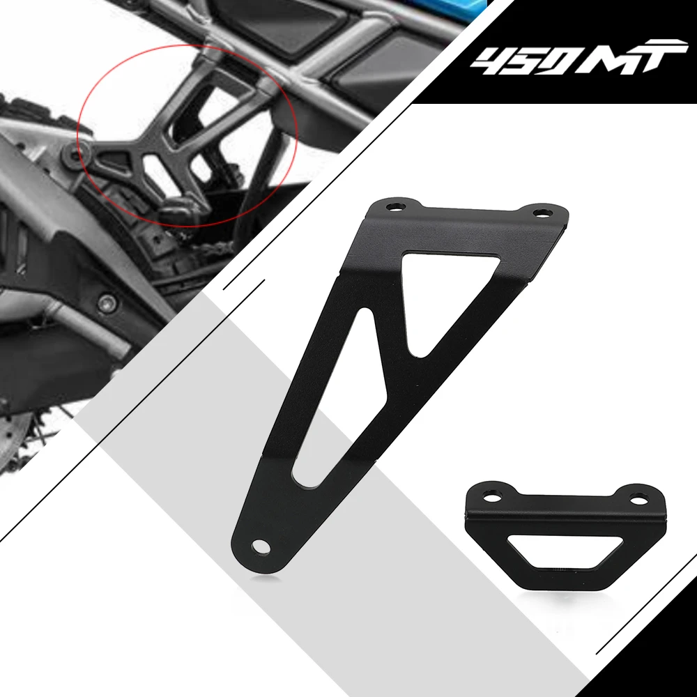 

For CFMOTO 450MT Rear Footrest Blanking Plate Fit CF-MOTO IBEX 450 MT MT450 Motorcycle Foot Peg Removes Exhaust Hanger Bracket