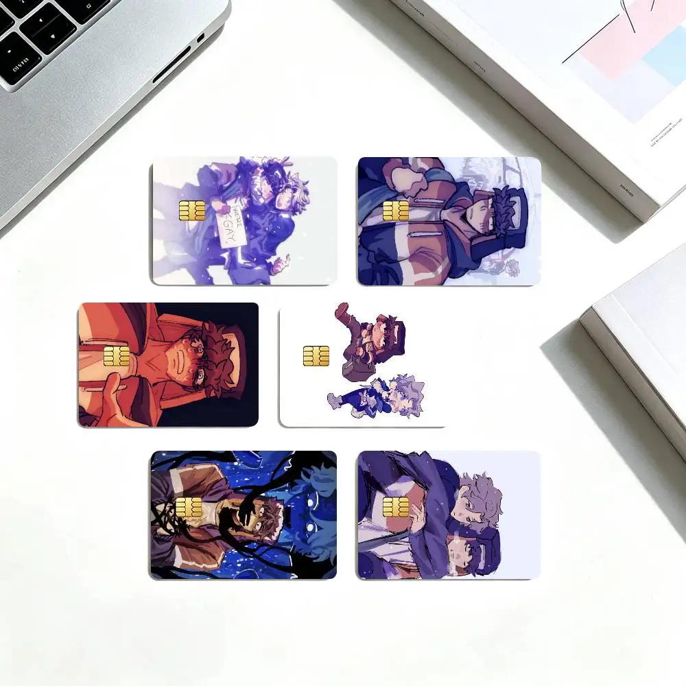 C-Cold Front A-Augustine and Winnie   Credit Card HD Stickers Game Card Decal Small Chip Waterproof Sticker Gift