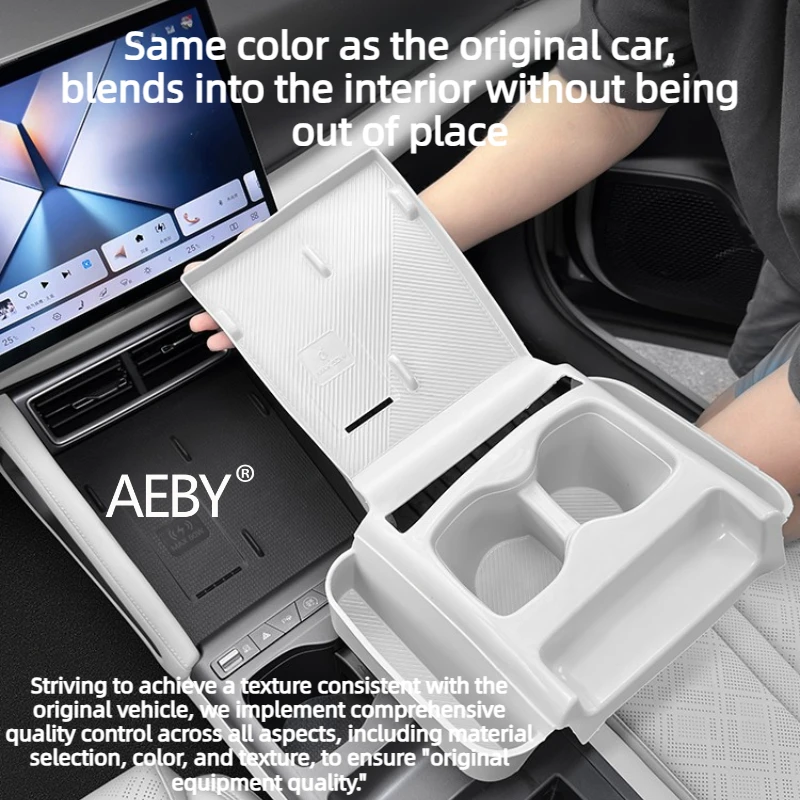AEBY For BYD Atto 2 Smart Driving Edition 2025 All-in-One Center Console Silicone Pad, Anti-Scratch Car Interior Accessories