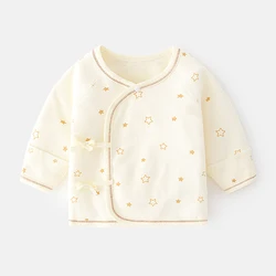 Baby Boy Long Sleeve Tops Spring Summer Autumn Winter 100% Cotton Hospital Newborn Clothes 0 3 Months Baby Girl Tshirts