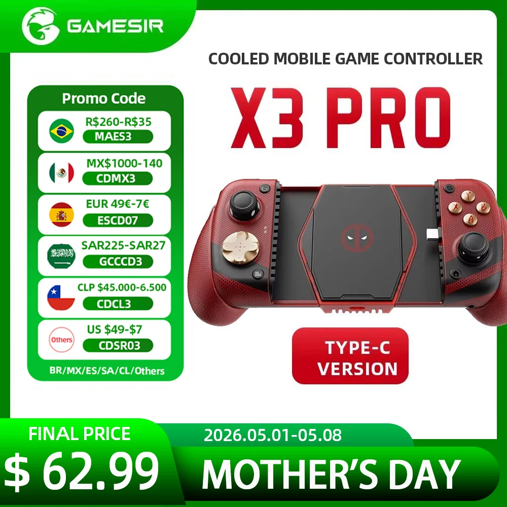 Controlador de juego para móvil GameSir