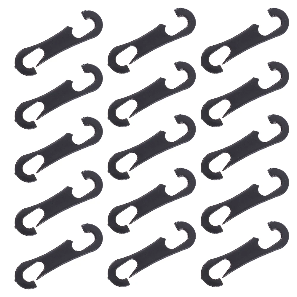 

100pcs Car Seat Cover Hooks Durable Plastic Anti Slip Design for Car Interior Organizing Sunshade Snow Cover Accessories
