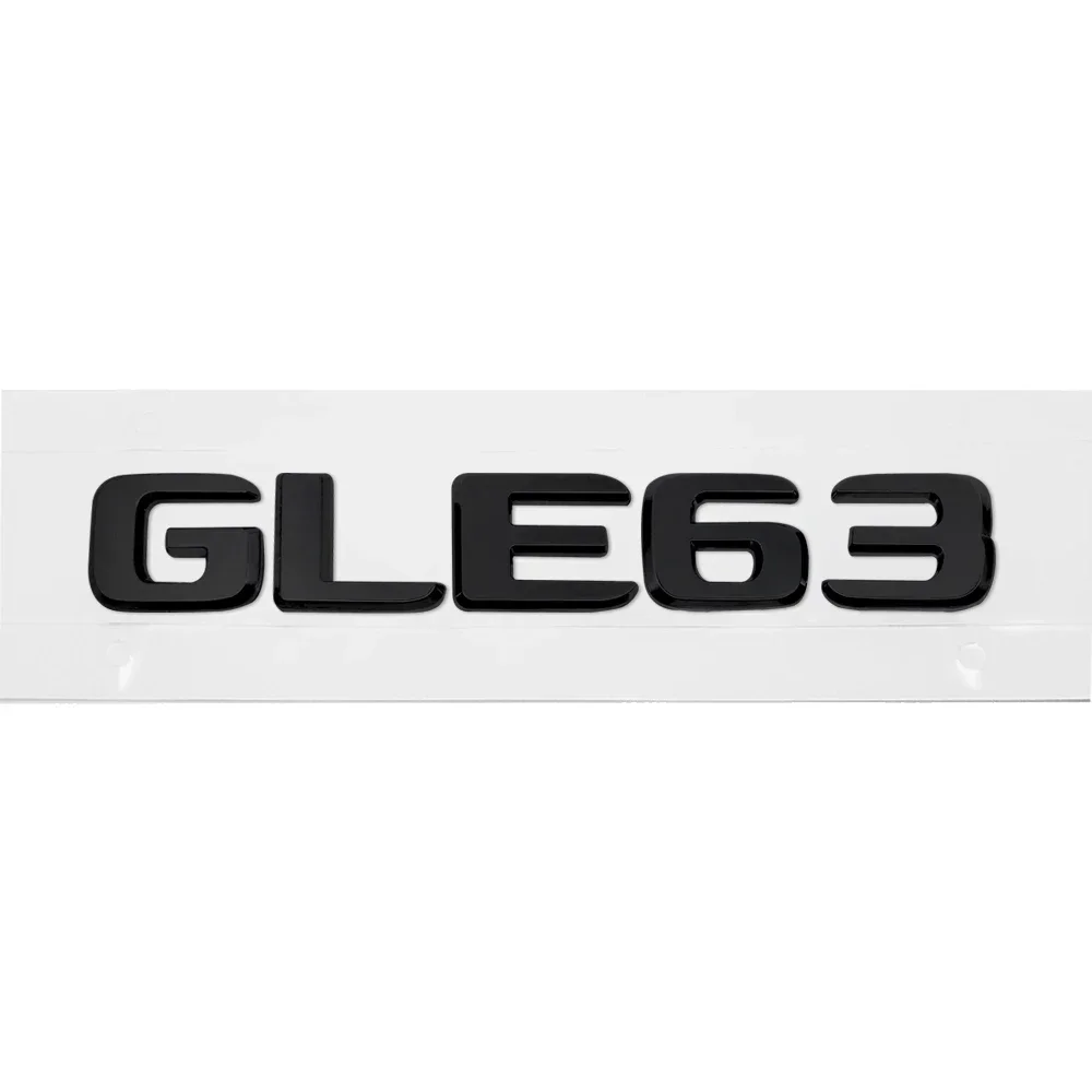 ABS Plastic GLE63 GLE300 GLE320 Trunk Rear Logo Badge Emblem Sticker For Mercedes Benz G Class 167 Car Accessories