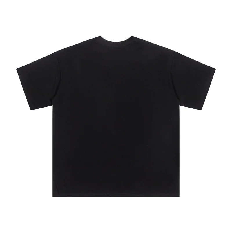 Men's Creative 3D Print Short Sleeve T-Shirt High Street Streetwear Loose Tee Hip Hop Casual Top