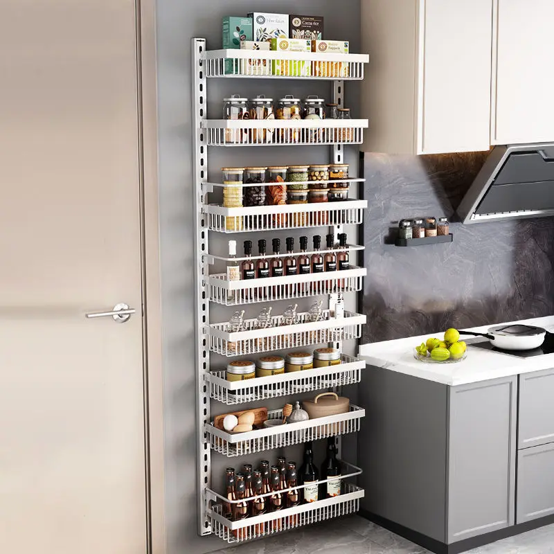 

-For Style Creative Multi Tier Storage Rack Organization Kitchen Movable Household Floor Bookshelf Shelf A860274&