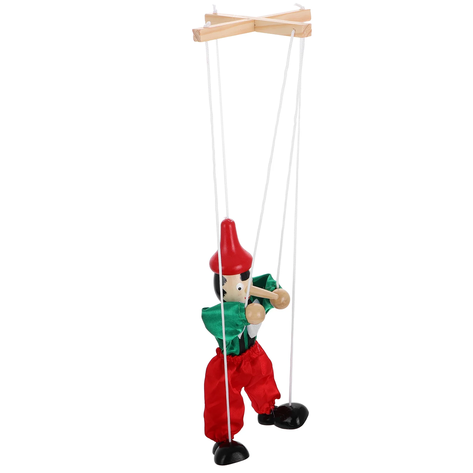 Houten Marionet Pull String Puppet String Puppet Grappig String Toy voor Kids Party Favor peg beeldjes