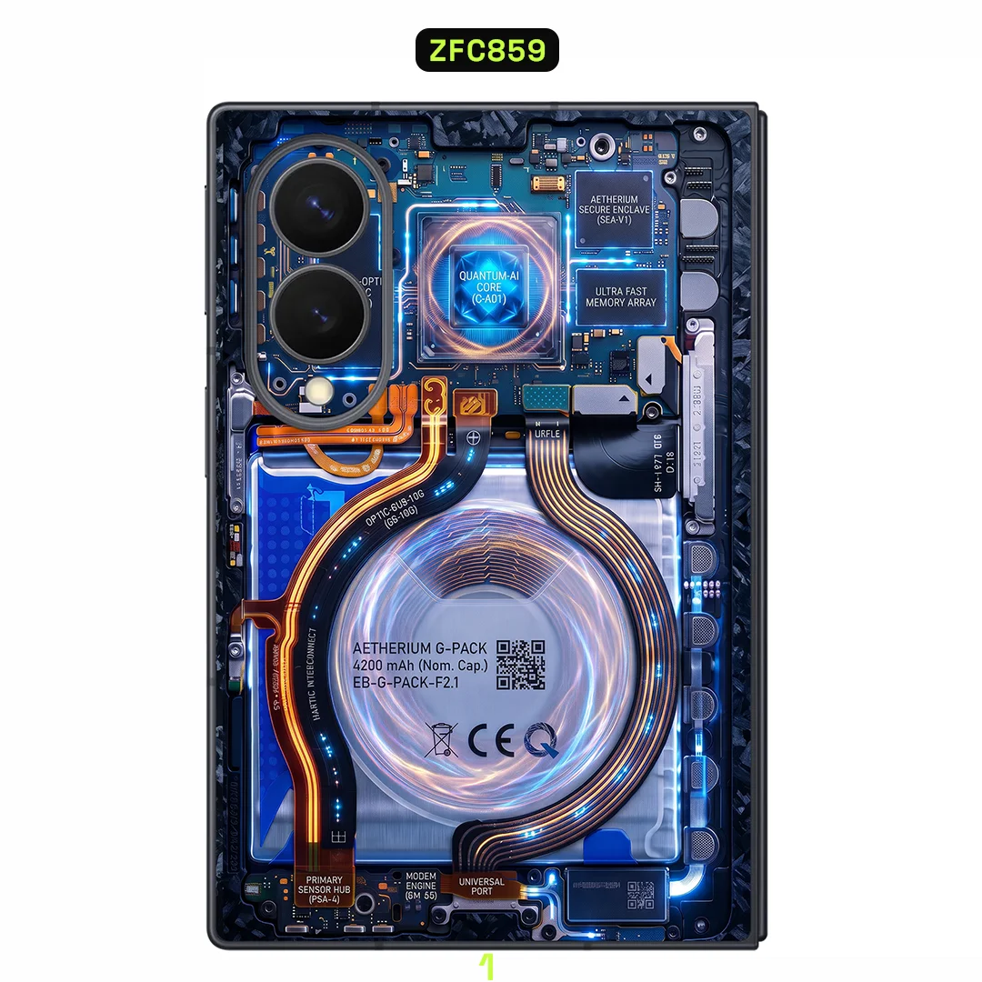 Z Fold8 Colorful Anti-Scratch Stickers For Samsung Galaxy Z Fold8 wide Protective Decal Skin Cover Back Film