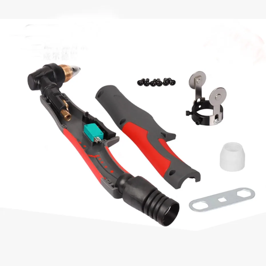 P80 straight round square handle cutting gun head LGK-100 plasma cutting machine accessories extended electrode ceramic nozzle