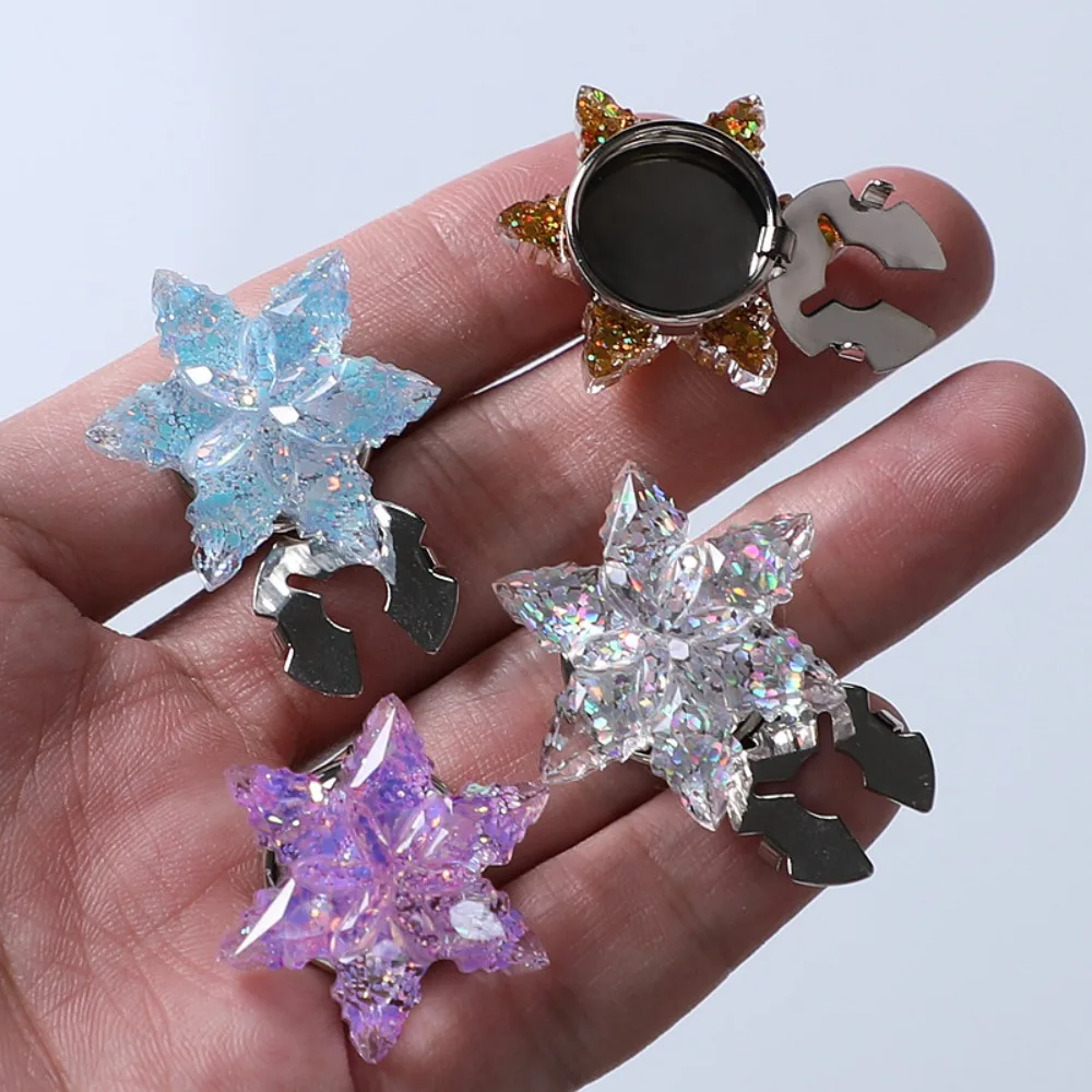 1PCS  Button Cover Five-Pointed Star Button Cover Resin Cufflinks for Fashion Clothes Decorative Accessories Elegant Stylish