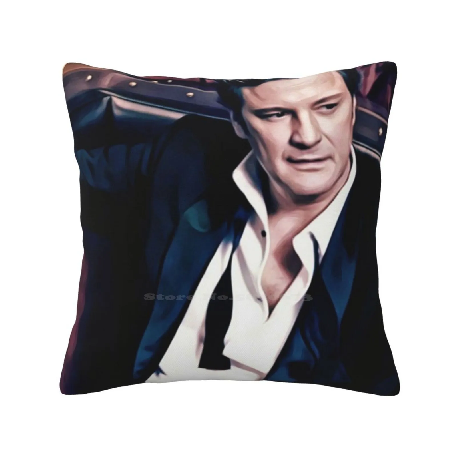 Hot , British , Stylish Bedroom Office Hug Pillowcase Colin Firth Kingsman Harry Heart Galahad Mr Darcy Brigit Jones