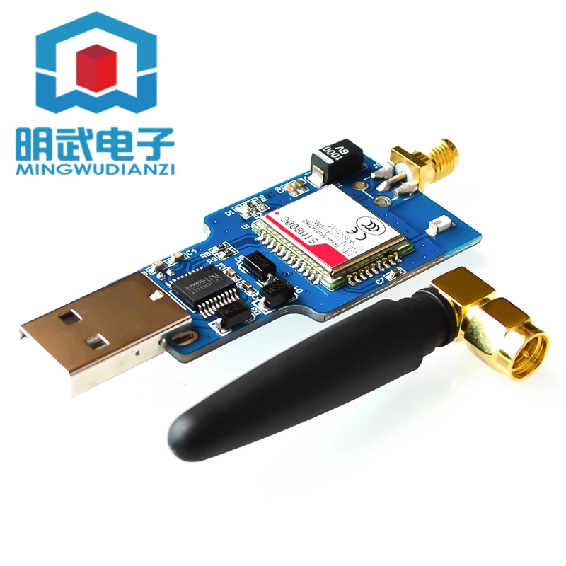 USB To GSM Serial Port GPRS SIM800C Module With Bluetooth Computer Control Call