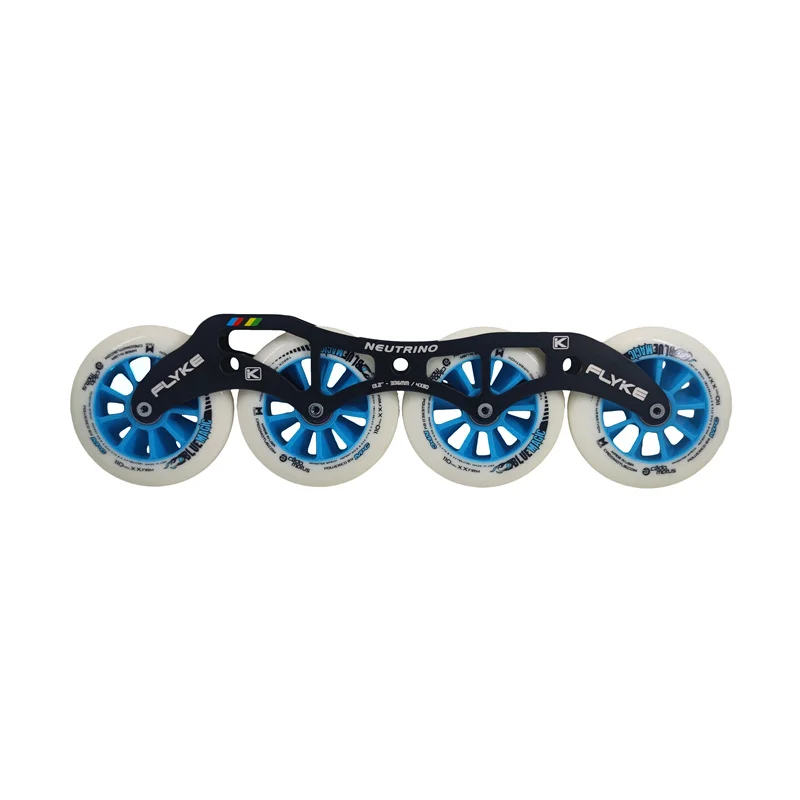 Flyke NEUTRINO-Roda de patinação, Inline Speed Skates Base, MPC, Blue, Black, Magic, XXFirm, 3, 4 Wheels, 90mm, 100mm, 110mm, No. Quadro 3