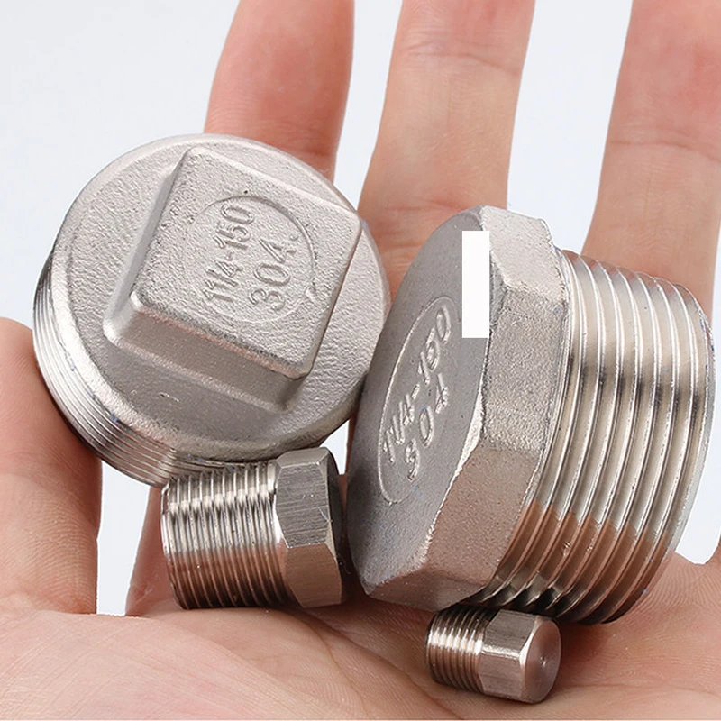 Picture 3: 1/10pc 304 Stainless Steel Plugs/End Cap Male/Female Countersunk Hex Flat Head Round Head Cold Heading Casting Type 3/4