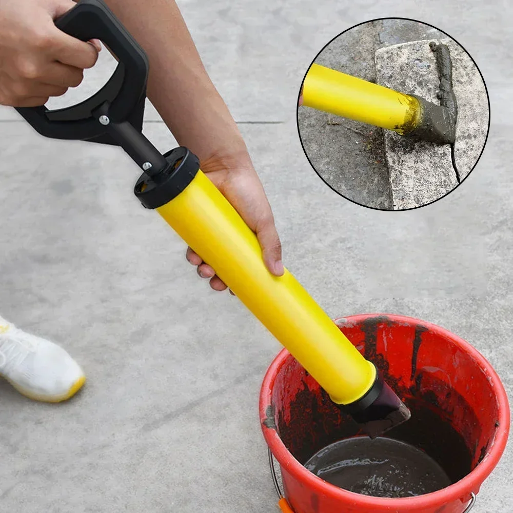 Caulking Gun Cement Lime Pump Grouting Mortar Sprayer Applicator Grout Filling Tools with 4 Nozzles Caulking Gun