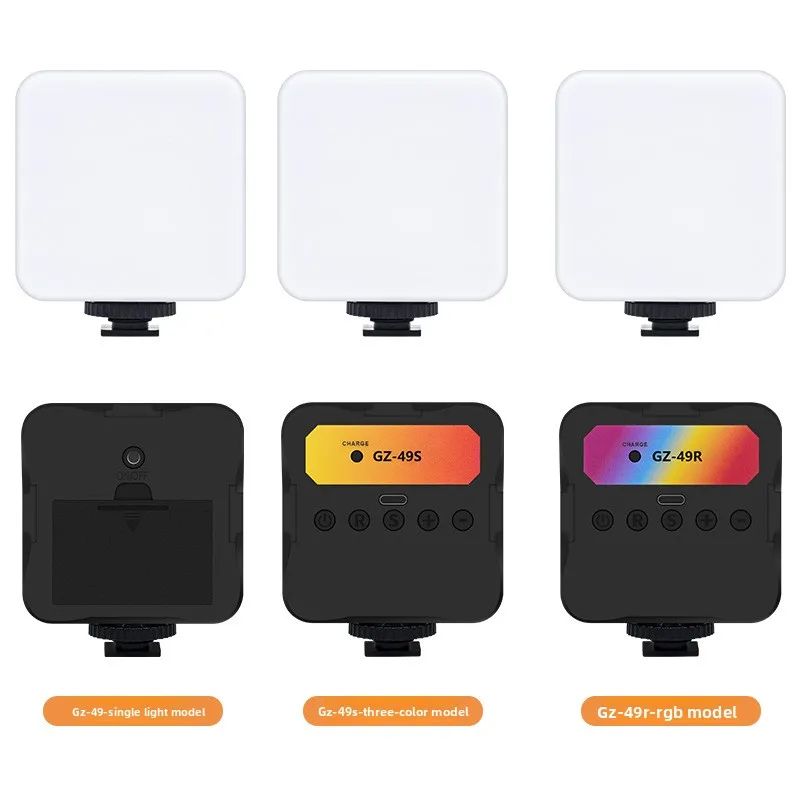 ไฟพกพา ANLAIKE ไฟความงาม RGB สำหรับการถ่ายทอดสด ไฟเติมโทรศัพท์มือถือ ไฟถ่ายภาพขนาดเล็กที่น่าทึ่ง ไฟแดงในเครือข่าย